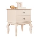 Ver imagem 6 de Mesa de Cabeceira Luis Xv Off White - EDN Móveis