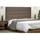 Ver imagem 2 de Cabeceira La Italiana Para Cama Box Solteiro 90 cm Suede Caramelo - D’Rossi