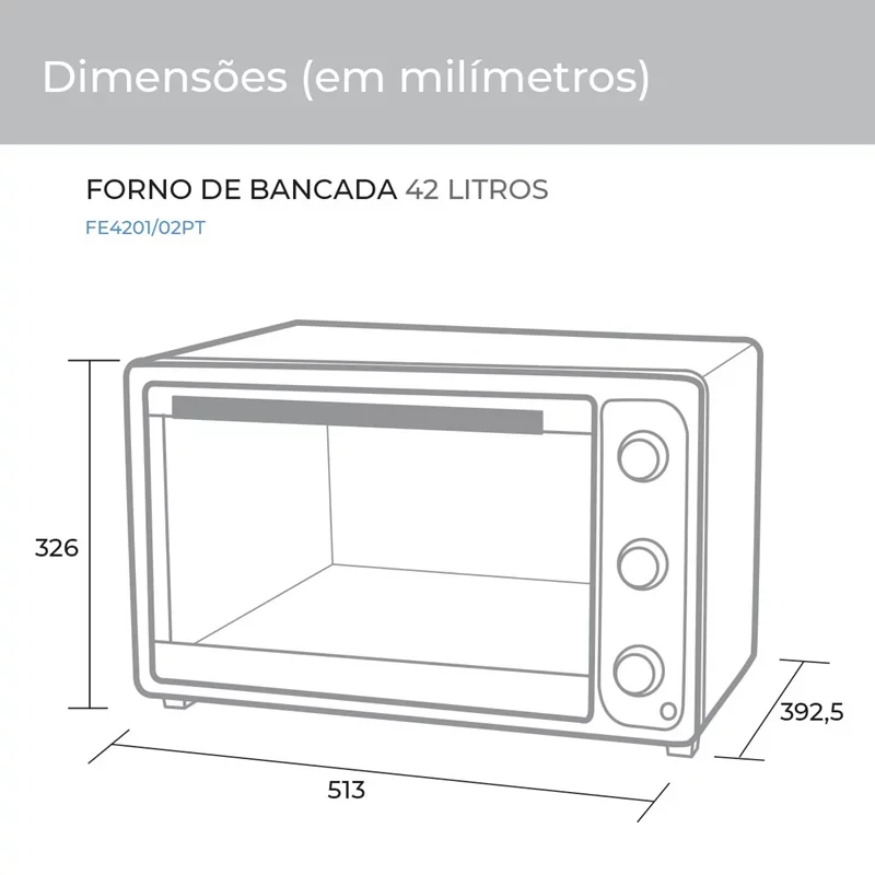 Forno Elétrico 42 Litros Preto Suggar - 2