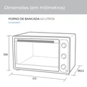 Ver imagem 2 de Forno Elétrico 42 Litros Preto Suggar