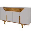 Ver imagem 7 de Aparador Buffet para Sala de Jantar 4 Portas 160cm Devon B02 Off White Cinamomo - Lyam Decor