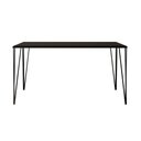 Ver imagem 3 de Mesa Elen Tampo Retangular 150 X 90 Cm de Madeira Preto Asturias - Cor: Preto