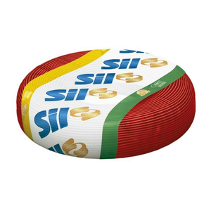 Cabo Elétrico Flexível Sil 750v 2.5mm Rolo 100m Vermelho