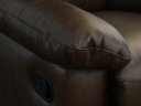 Ver imagem 6 de Poltrona do Papai de Couro Genova - Glider Mecânica - Marrom Bicolor