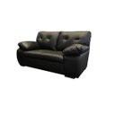 Ver imagem 2 de Sofá de Couro Marselha 2 Lugares - Preto