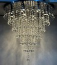 Ver imagem 3 de Luminária de Cristal para Sala de Estar com 50cm de Altura:bivolt