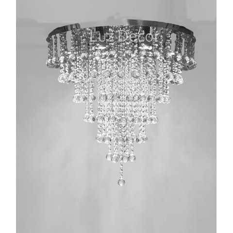 Luminária de Cristal para Sala de Estar com 50cm de Altura:bivolt