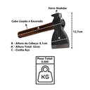 Ver imagem 2 de Machadinha Premium com Unha Envernizado Cunha de Aço 32cm