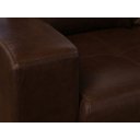 Ver imagem 7 de Sofá de Couro Canto Marrocos 2 Lugares com Chaise Direita - Marrom Bicolor