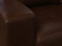 Ver imagem 7 de Sofá de Couro Canto Marrocos 2 Lugares com Chaise Direita - Marrom Bicolor
