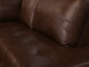 Ver imagem 6 de Sofá de Couro Canto Marrocos 2 Lugares com Chaise Direita - Marrom Bicolor