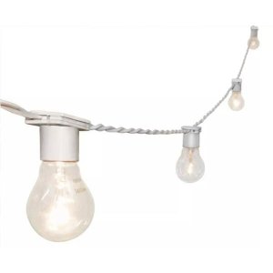 Varal Luz Cordão Iluminação Gambiarra Decoração 20m Br 50cm