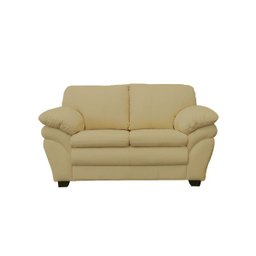 Conjunto Sofá de Couro Gana 3 e 2 Lugares - Bege Ivory - 2