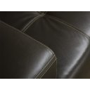 Ver imagem 3 de Sofá de Couro Canto Marrocos 3 Lugares com Chaise Direita - Marrom