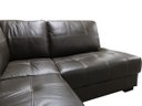Ver imagem 7 de Sofá de Couro Canto Marrocos 3 Lugares com Chaise Direita - Marrom