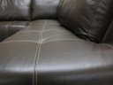 Ver imagem 5 de Sofá de Couro Canto Marrocos 3 Lugares com Chaise Direita - Marrom