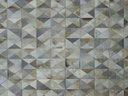 Ver imagem 4 de Tapete de Couro Tp1 Costurado e Forrado - Tons de Bege Claro - 2,00 M x 2,50 M