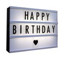 Ver imagem 2 de Luminária Letreiro Led Light Box Cinema Com 95 Letras