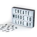 Ver imagem 3 de Luminária Letreiro Led Light Box Cinema Com 95 Letras