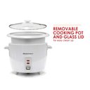 Ver imagem 3 de Elite Gourmet Erc003 Forno Elétrico de Arroz 1.5 Qt Branco