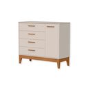 Ver imagem 7 de Quarto de Bebê Berço + Cômoda + Guarda Roupas Fosco Flip Areia Fosco