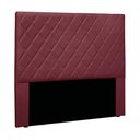Ver imagem 1 de Cabeceira Cama Box King 195 Cm Dubai Veludo Vinho S04 - D'Rossi