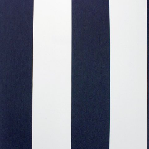 Papel de Parede Listrado Azul Escuro e Branco Vinílico Lavável+ Cola Paraaplicação