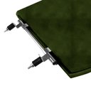 Ver imagem 4 de Assento Sanitário Poliéster para Louça Stylus (celite) Aço (reb. Oculto) Verde Degrade