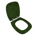 Ver imagem 2 de Assento Sanitário Poliéster para Louça Stylus (celite) Aço (reb. Oculto) Verde Degrade