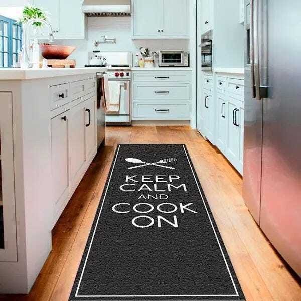 Tapete Passadeira de Cozinha Keep Calm And Cook On-40 x 120 - 1