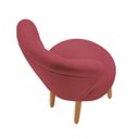 Ver imagem 7 de Poltrona Estofada para Sala de Jantar Camarim Estúdio de Beleza Resistente Pés de Madeira