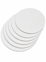 Ver imagem 2 de Jogo Americano com 6 Unidades Redondo 37cm Linha Luxo Tecido Sofisticado Cor:Branco