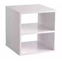 Ver imagem 1 de Mesa de Cabeceira Suspenso Sem Gaveta Em Mdf Branco