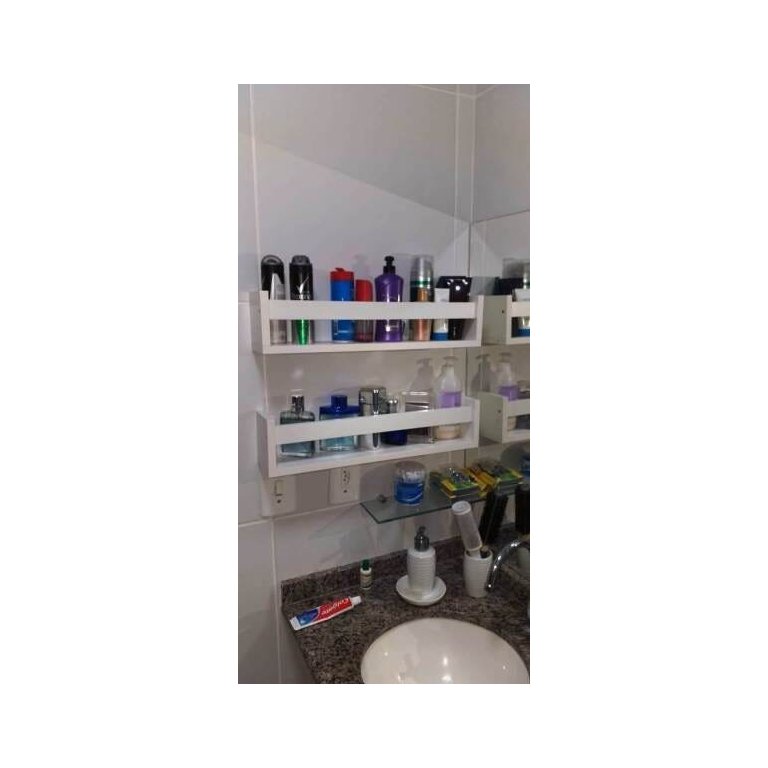 Prateleira Nicho Para Banheiro Cosméticos - 2 Peças