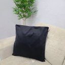 Ver imagem 2 de Kit 2 Capas Almofadas Luxo 50 X 50cm com Ziper Glamour Preto