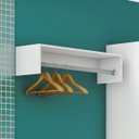 Ver imagem 1 de Cabideiro de Parede para Quarto/lavanderia 60x20x25