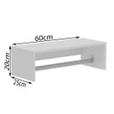 Ver imagem 5 de Cabideiro de Parede para Quarto/lavanderia 60x20x25