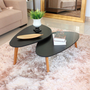 Ver imagem 3 de Conjunto de Mesa de Centro Orgânica Black Paris
