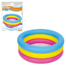 Piscina Inflavel 3 Aneis 88l Colors 25x76cm Summer Fun - 1