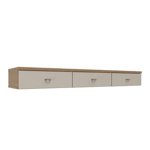 Armário Aparador Aéreo Modulado 03 Gavetas Setiba