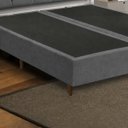 Ver imagem 2 de Base Cama Box King Bipartida 1,93 x 2,03 m Cecília Vilajo – Suede Cinza