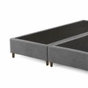 Ver imagem 5 de Base Cama Box King Bipartida 1,93 x 2,03 m Cecília Vilajo – Suede Cinza