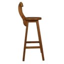 Ver imagem 2 de Kit 4 Banquetas Alta de Madeira com Encosto