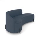 Ver imagem 6 de Sofá 4 Lugares Orgânico 220cm Pé Ferro Preto Morgan Suede D03 - D’Rossi