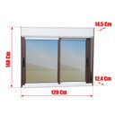 Ver imagem 2 de Janela Alumínio Elite 2F.Móv.c/Pers.Integ.140 x 120 V.Reflex Mix Corten Brimak