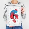 Quadro infantil Desenho Aquarela Homem Aranha - 2