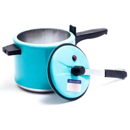 PANELA DE PRESSÃO AZUL TIFFANY 04,5 LITROS LARES - 4