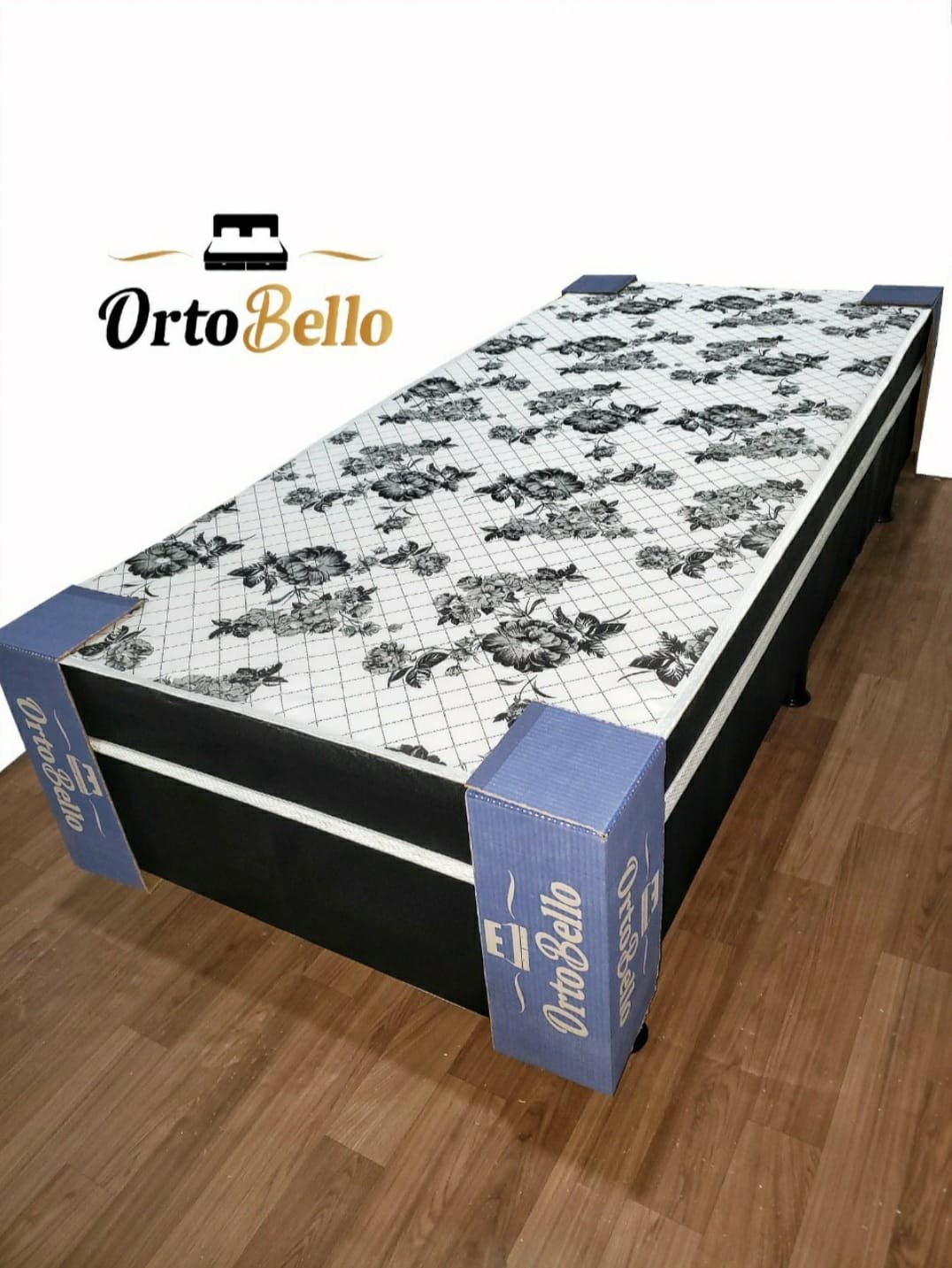 Cama Box Conjugado Solteiro 088x188x053 Ortopédico Ortobello - 2