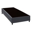 Ver imagem 1 de Cama Box Solteirão Sintético King Design Cinza 96x203x40