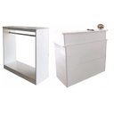 Ver imagem 1 de Balcão Arara Roupas + Balcão de Atendimento Loja Closet